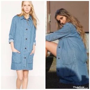 NWT ZARA The Levita limited collection Denim Jacket/dress XS
